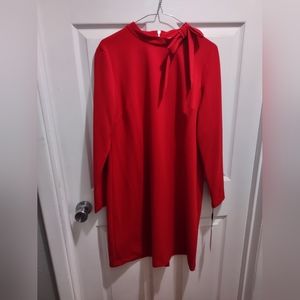 Calvin Klein Long Sleeve Midi Dress